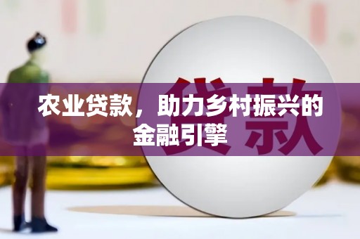 启东农业贷款，助力乡村振兴的金融引擎