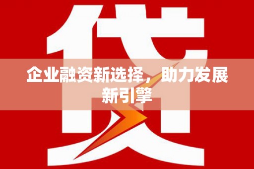 启东企业融资新选择，助力发展新引擎