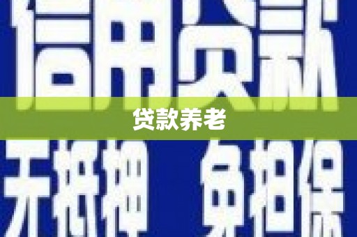 启东贷款养老