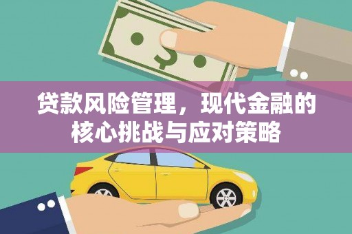 启东贷款风险管理，现代金融的核心挑战与应对策略