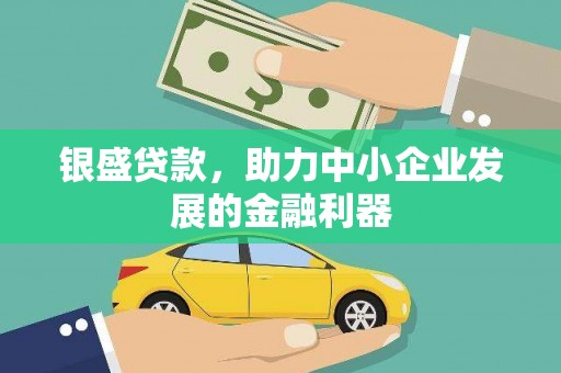启东银盛贷款，助力中小企业发展的金融利器