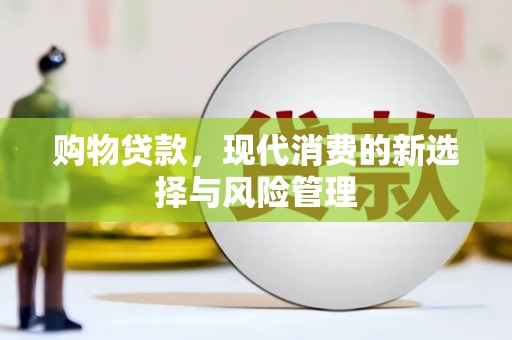 启东购物贷款，现代消费的新选择与风险管理