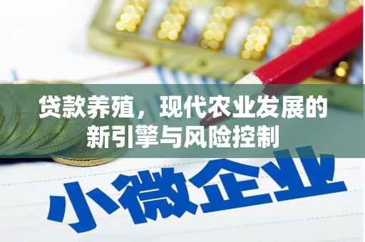 启东贷款养殖，现代农业发展的新引擎与风险控制