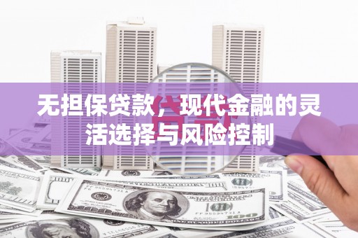 启东无担保贷款，现代金融的灵活选择与风险控制