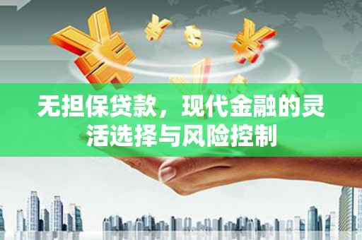 启东无担保贷款，现代金融的灵活选择与风险控制