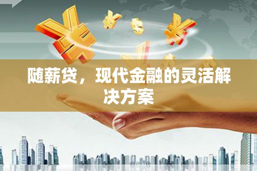 启东随薪贷，现代金融的灵活解决方案