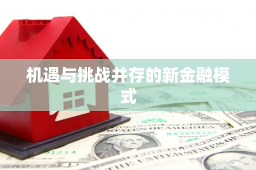 启东机遇与挑战并存的新金融模式