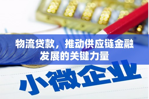 启东物流贷款，推动供应链金融发展的关键力量