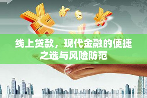 启东线上贷款，现代金融的便捷之选与风险防范
