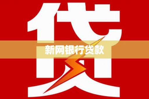 启东新网银行贷款