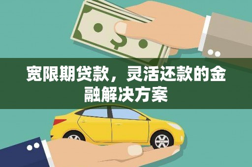 启东宽限期贷款，灵活还款的金融解决方案