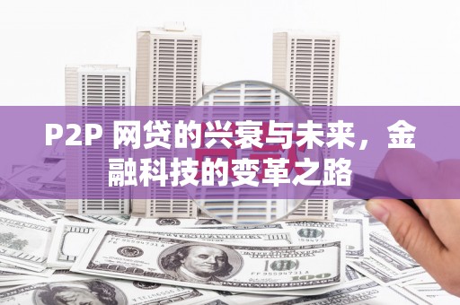 启东P2P 网贷的兴衰与未来，金融科技的变革之路