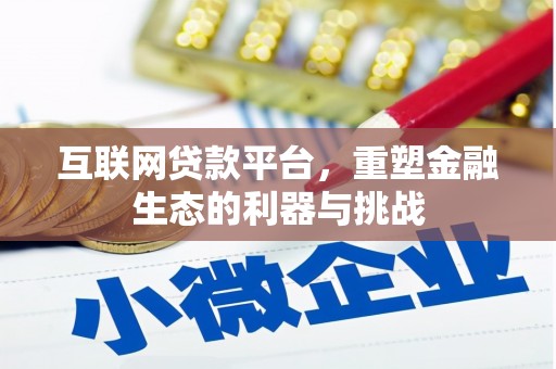 启东互联网贷款平台，重塑金融生态的利器与挑战