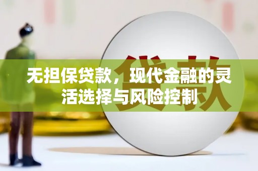 启东无担保贷款，现代金融的灵活选择与风险控制