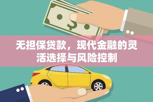 启东无担保贷款，现代金融的灵活选择与风险控制