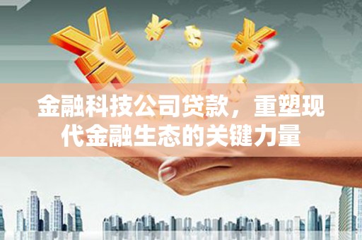 启东金融科技公司贷款，重塑现代金融生态的关键力量