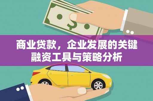 启东商业贷款，企业发展的关键融资工具与策略分析