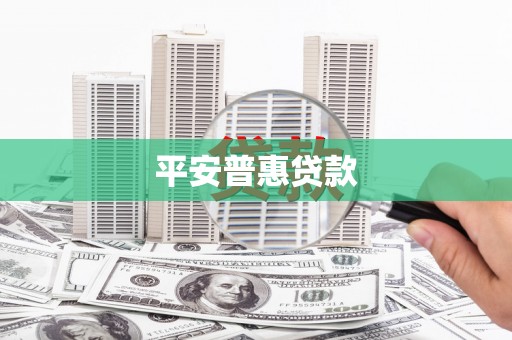 启东平安普惠贷款