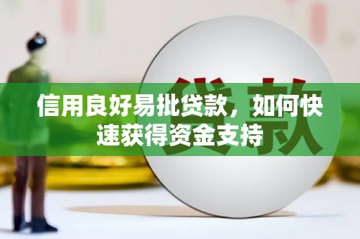 启东信用良好易批贷款，如何快速获得资金支持