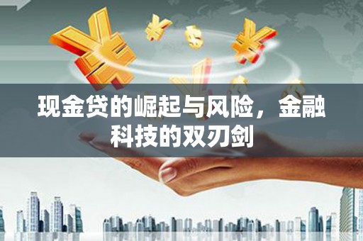 启东现金贷的崛起与风险，金融科技的双刃剑