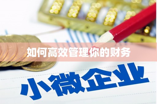启东如何高效管理你的财务