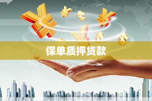 启东保单质押贷款