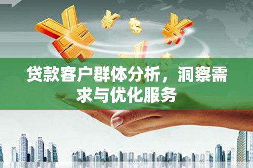 启东贷款客户群体分析，洞察需求与优化服务